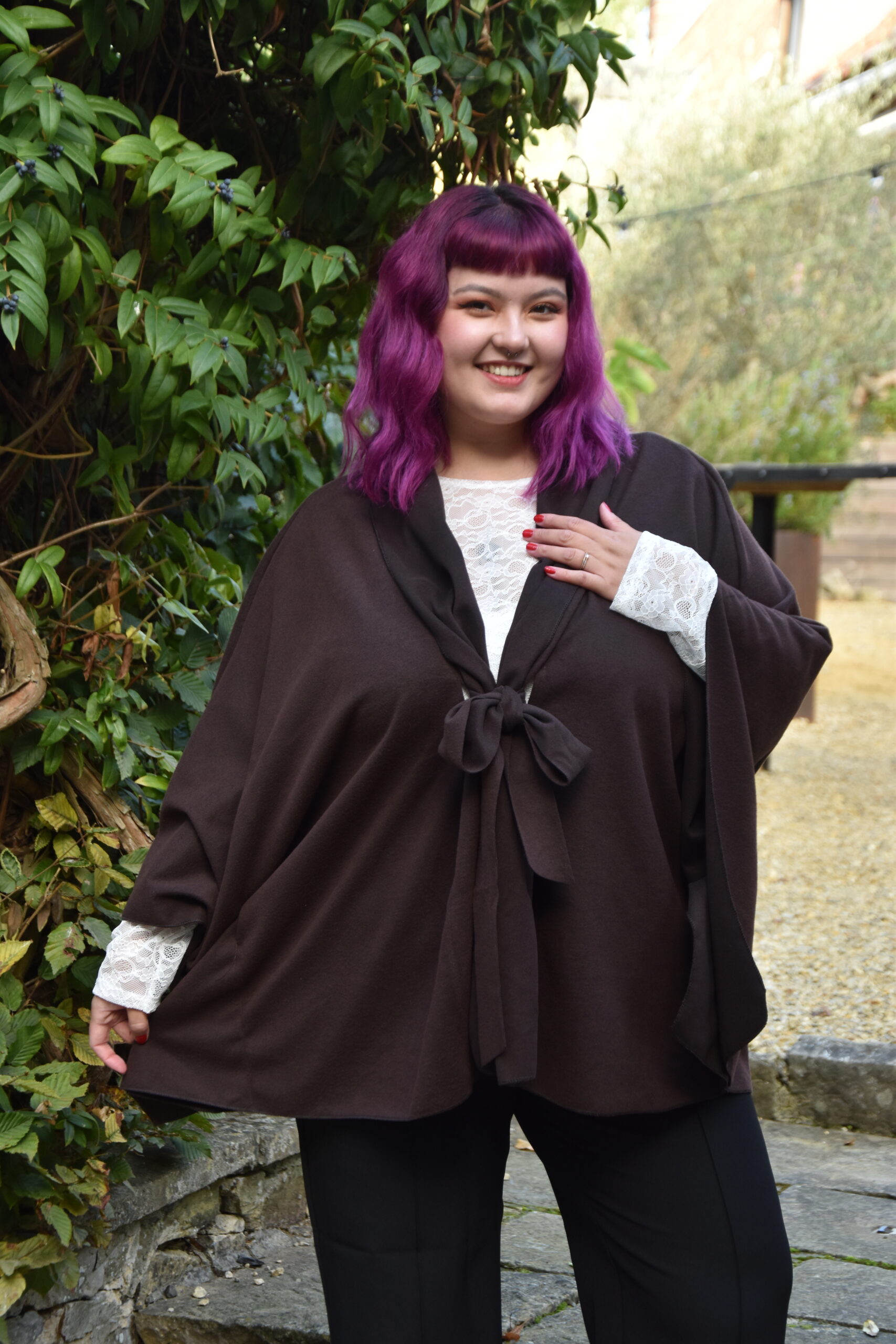Poncho Dahlia – Choco