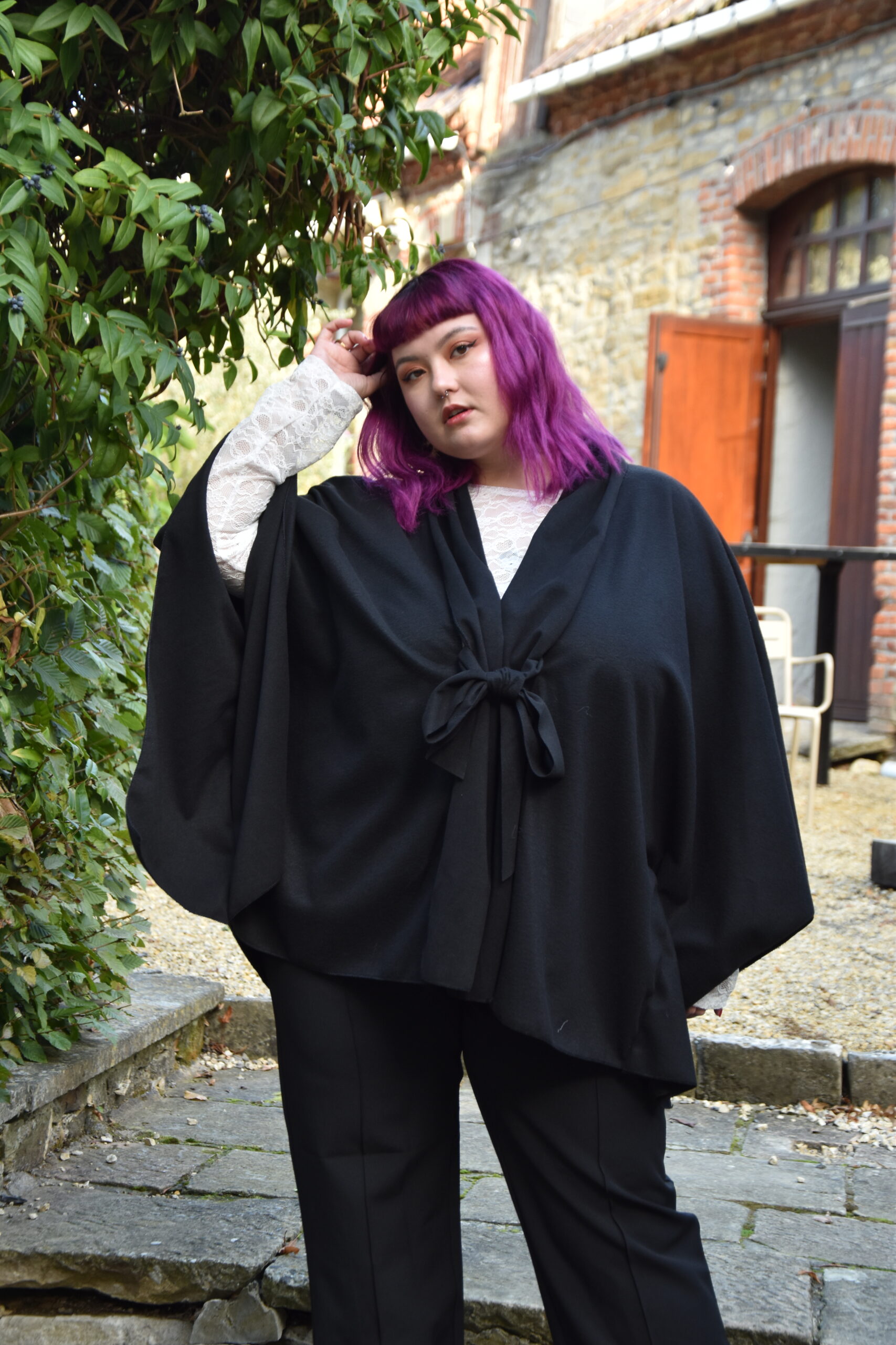 Poncho Dahlia – Noir