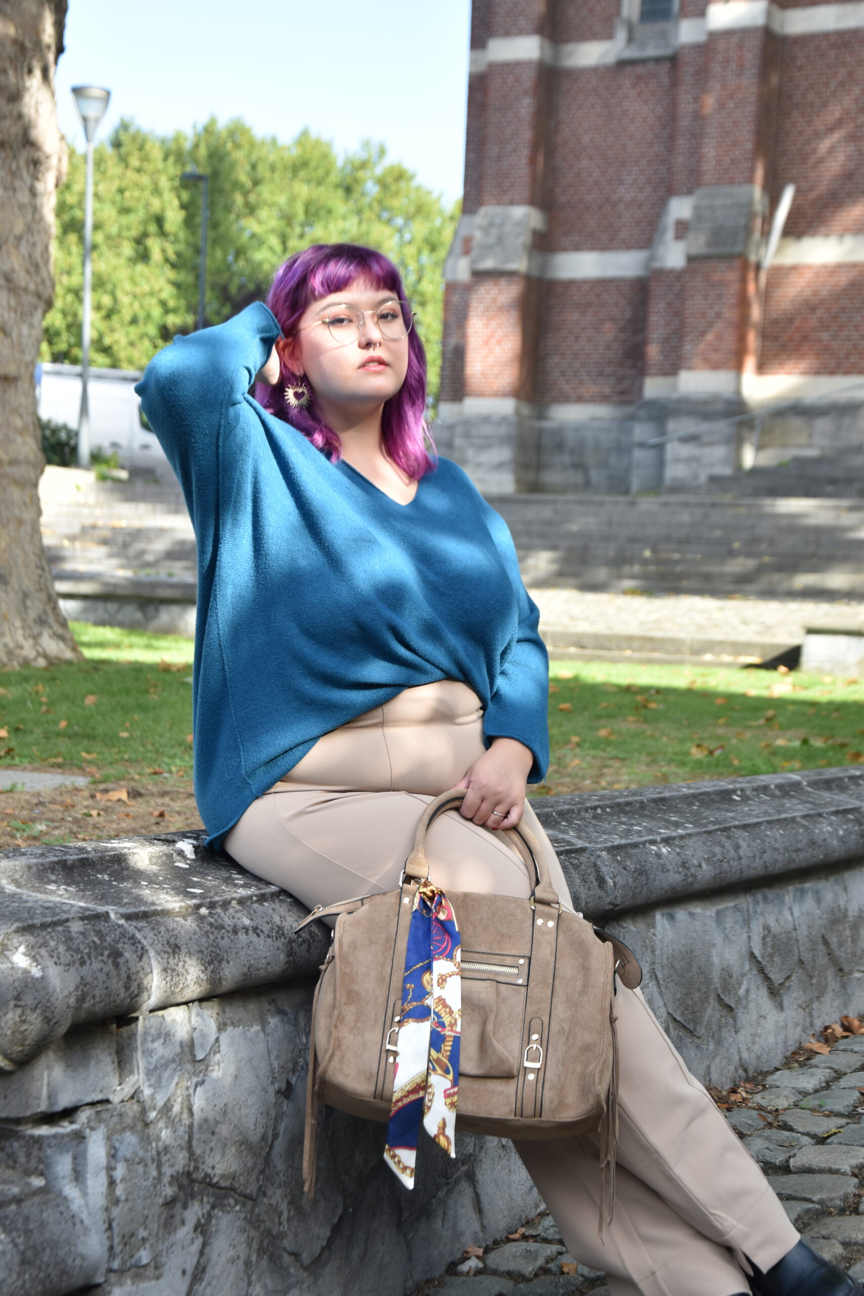 Pull Sasha – Bleu canard